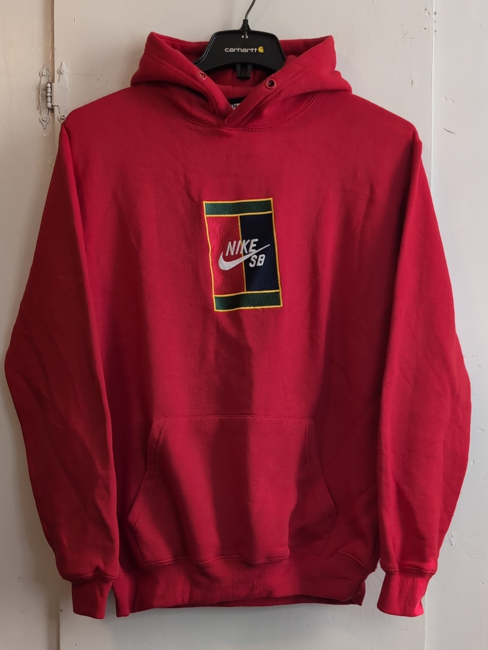 Nike SB Red Logo Hoodie mens large